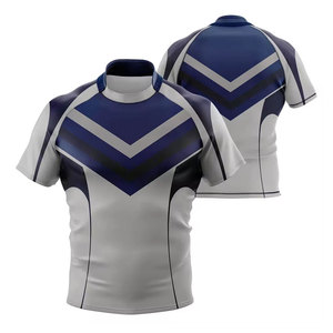 Uniformes de Rugby Deportivos para Hombre, Kits de Rugby OEM de Alta Calidad, Sublimación Personalizada con Logotipo, Uniforme de Rugby Transpirable para Hombre - Product Image 1