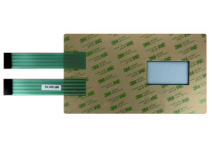 Panel de Control de Membrana Industrial con Pantalla Digital, Teclas de Navegación y Cable Plano Flexible para Equipos de Automatización CNC - Product Image 2