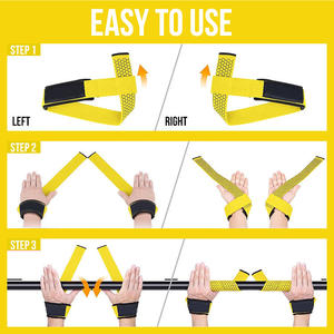 Muñequera Deportiva Ajustable de Algodón y Poliéster con Cierre, Ligera, Antideslizante y Transpirable para Protección de Muñeca en Levantamiento de Pesas y Fisicoculturismo - Product Image 5