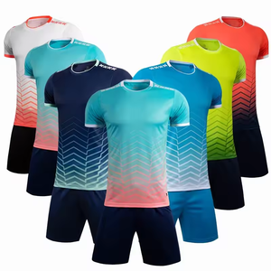 Conjunto de Camiseta de Fútbol para Hombre, Verde y Negro, Estampado Geométrico, Cuello en V, Manga Corta, Absorbe la Humedad, Ajuste Atlético, para Todas las Temporadas - Product Image 5