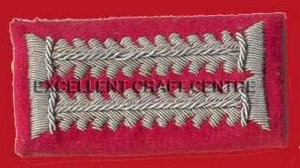 Parche Bordado Personalizado GERMAN COLLAR PATCH-670 con Ancla y Corona de Laurel, Parche de Tela Cosido para Uniforme - Product Image 4