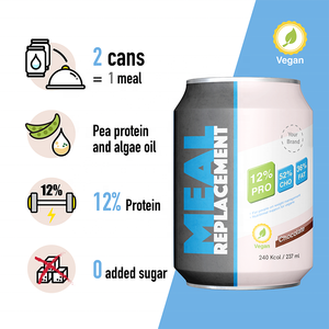 Bebida Nutritiva Lista para Máquinas Expendedoras, MRD, Temperatura Ambiente, Soluciones de Bebidas Proteicas Estables, Reemplazo de Comidas, Apto para Veganos - Product Image 3