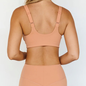 <b>Machine</b> Stitched Yoga Wear 2 Piece Sports Bra & Shorts Sets High-Waisted 2-Piece Yoga Legging Set At Wholesale Rate - Product Image 5