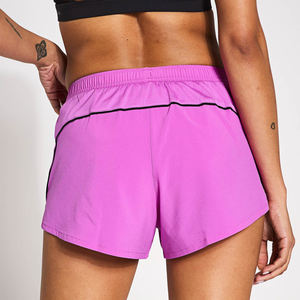 Shorts de sport pour femmes, respirants, à séchage rapide, légers, avec taille élastique et poche zippée, pour la course à pied et les activités de fitness en plein air - Product Image 6
