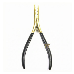 Premium Qorvex Instruments 3 Holes Stainless Steel Hair Extension Plier Micro Bead Application Tool for Micro Rings Nano Beads - Product Image 2