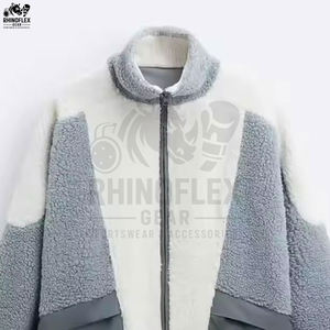 Nuevas chaquetas vintage de forro polar Sherpa 100% algodón, chaquetas sólidas para hombre - Chaquetas Sherpa transpirables e impermeables para invierno - Product Image 3