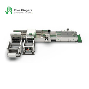 เครื่องเย็บขอบถุงแบบต่อเนื่องรุ่น FFE-750 H LINER ของ Five Fingers Exports พร้อมฟังก์ชั่นการใส่แผ่นรอง PP แบบทอ และการเย็บขอบด้านบน พร้อมฟังก์ชั่นการปิดผนึกและตัดถุง - Product Image 3