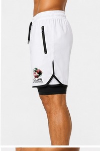 Pantalones Cortos Deportivos Personalizados para Hombre, Cintura Media, Casuales, para Gimnasio y Running, Hechos de Satén Transpirable, de Secado Rápido y Ecológicos - Product Image 2