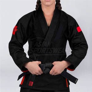 Traje de BJJ Personalizado con Etiqueta Privada, Uniforme Profesional de Artes Marciales, 100% Algodón, Secado Rápido, Transpirable, para Academia de Jiu Jitsu - Product Image 6