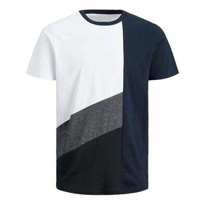 T-shirt décontracté en coton biologique pour homme, style streetwear, vente en gros, faible MOQ, respirant et durable, idéal pour la gym - Product Image 1