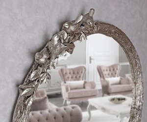 Bird And Floral Accent Mirror Perfect For Gifting Use And Elegant Home Decor Styling Adds Artistic Charm To Any Living Space - Product Image 5