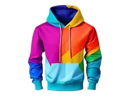 Sweat à capuche Streetwear à la mode avec impression numérique pour hommes, conception graphique 3D personnalisée avec logo personnalisé pour l'hiver - Product Image 2