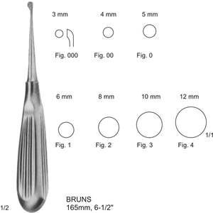 Curetas Quirúrgicas de Acero Inoxidable Hechas a Mano, Reutilizables, de Alta Calidad, para Cirugía de Huesos - Product Image 1