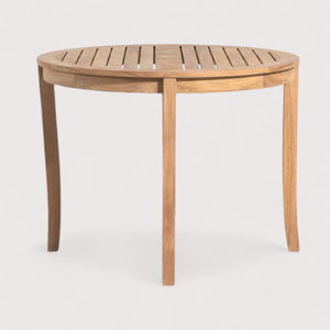 Hot Selling Product <b>Round</b> <b>Dining</b> <b>Table</b> and Chair <b>Solid</b> Teak <b>Wood</b> Natural Finish Looks with Durable Material for Home Furniture - Product Image 5