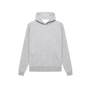 Sudadera con Capucha de Forro Polar para Hombre, Estilo Streetwear, con Bolsillo para Sublimación, Lavado Ácido, Color Sólido, con Logotipo Personalizado Impreso en Poliéster, Venta al Por Mayor - Product Image 3