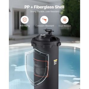 Valvola Filtro a Cartuccia per Piscina da 100 Piedi Quadrati, Sistema di Filtrazione per Piscina 6142 GPH - Product Image 3