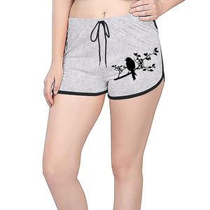 Pantalones Cortos Deportivos Personalizados con Logotipo para Gimnasio, Entrenamiento, Ejercicio, Fitness, Atletismo, de Poliéster, Casuales, para Mujer - Product Image 4