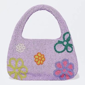 Sac à bandoulière bohème fait main pour femme, brodé motif citron jaune, pochette de soirée avec poignée - Product Image 2