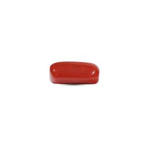 Premium 6.75 Carat Natural Red Coral Loose Gemstone Oval Cut 10x12mm for Fine Jewelry - Product Image 3