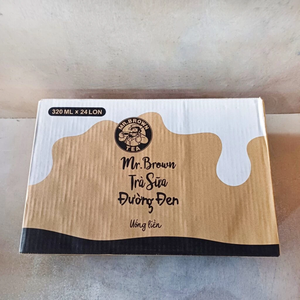 ชาไข่มุกมิสเตอร์บราวน์ น้ำตาลทรายแดง สูตรดั้งเดิม ขายส่ง ขนาด 320 มล. - Product Image 2