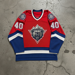 Custom Embroidery Front Ice Hockey Practice Jerseys <b>Hoodies</b> 100% Polyester <b>Short</b> <b>Sleeve</b> Unisex Wholesale Customized Club Team - Product Image 1