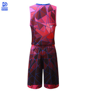 New Design Sublimation Basketball Uniform Men V Neck Pakistan Made Lightweight Quick Dry Breathable 100% Polyester Sleeveless - Product Image 2