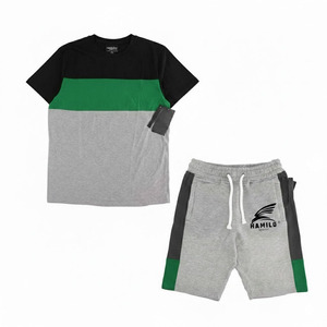 Ensemble deux pièces personnalisé pour homme : T-shirt et short assorti à bas prix, impression numérique, manches courtes - Product Image 6
