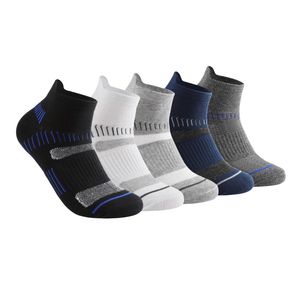 Paire de chaussettes de sport blanches avec accent turquoise pour homme – Performance, entraînement, évacuation de l'humidité, amorti - Product Image 6