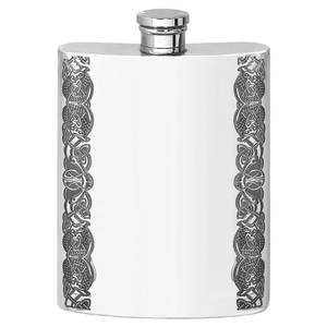 Flacon à liqueur moderne en acier inoxydable, étanche, pour whisky, spiritueux, voyage, bar et cadeau - Product Image 3