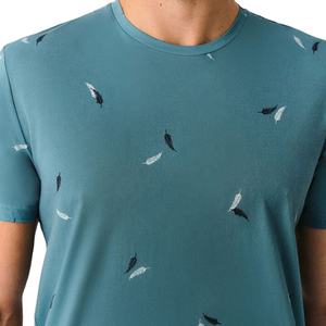 Dernière conception de haute qualité impression attrayante hommes Twin Set 100% coton hommes jumeaux ensembles avec impression et tissu personnalisés - Product Image 6