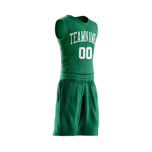 Ensemble de maillots de basket-ball respirants en polyester de haute qualité, personnalisés, à séchage rapide, pour l'hiver, avec shorts, uniforme scolaire - Product Image 2