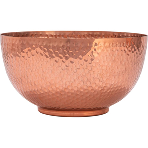 Cuenco de Cobre Puro Martillado, Vajilla Grande con Acabado Brillante, Cuenco para Frutas y Bocadillos, Fabricante de Cuencos de Cobre en India - Product Image 4