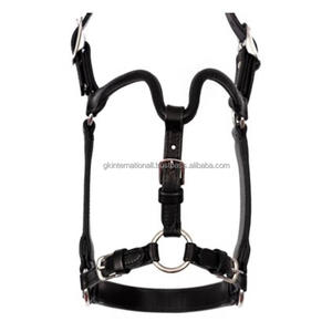 Licou de cheval en cuir à motif Crocodile personnalisé licou de spectacle fait main entièrement réglable pour cheval en épi complet sur la taille - Product Image 3