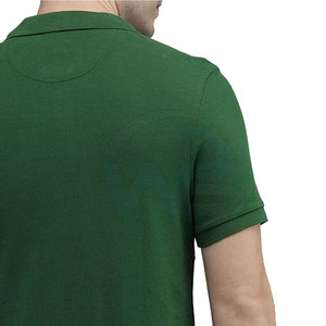 Chemise Homme Sur Mesure Performance à Motif Uni Respirante 100% Coton Tissu Personnalisé Logo Personnalisé Vêtements Décontractés en Gros - Product Image 5
