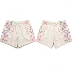 Shorts de sport professionnels pour femmes, coupe sublimée, motif géométrique ethnique kaléidoscope, résistants à la déchirure, poids lourd - Product Image 3