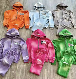 Trajes Deportivos de Alta Calidad para Hombre, Traje Deportivo Moderno de Corte Ajustado con Combinación de Colores para Entrenamiento - Product Image 1