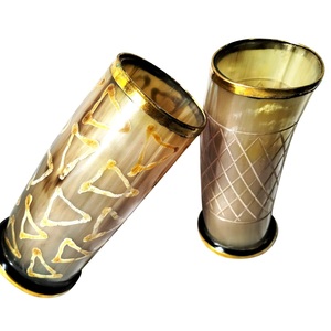 Copa de vino blanco de cuerno natural de búfalo, vaca y buey, para fiestas, para agua, cerveza, té, café, 2 piezas - Product Image 1