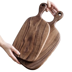 Juego de 2 Material de madera Tabla de cortar decorativa elegante Utensilios de cocina para frutas y verduras - Product Image 1