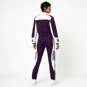 Ensemble pantalon et veste en jean oversize décontracté pour femme, style streetwear, coupe ample, longueur intégrale, deux pièces - Product Image 2