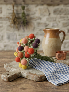 Branche de fleurs décorative en feutre faite à la main, arrangement floral pour la maison, le jardin, la décoration des fêtes - Product Image 5