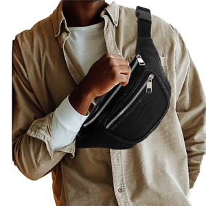 Genuine Leather Waist Bag Premium Fanny Pack Adjustable Belt Pouch Travel Sport Crossbody Hip Pack Secure Zipper Outdoor - Product Image 2