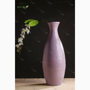 Florero de bambú ecológico hecho a mano en Vietnam - Product Image 6