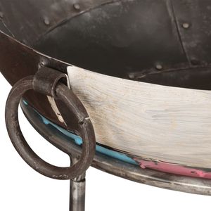 Brasero en fer de 21,7''x21,7''x15'' : la taille idéale pour les divertissements en plein air - Product Image 5