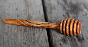 กระบวยน้ำผึ้งทำจากไม้สำหรับบ้านร้านอาหารดีไซน์หรูหราขนาดกำหนดเองได้ - Product Image 4