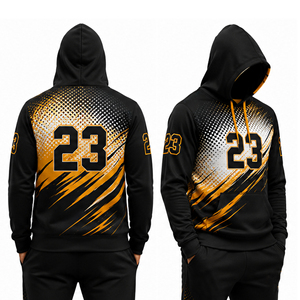 Sweat-shirts à capuche personnalisés pour hommes, impression par sublimation, vêtements de sport, entraînement en salle de sport, vêtements d'équipe, fitness, pull à capuche personnalisé - Product Image 6