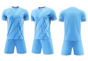 Maillots de football personnalisés pour hommes, ensembles de football grande taille à manches courtes, séchage rapide, respirants - Product Image 5