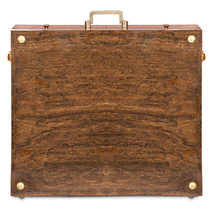 Estuche para delantal de masón maestro negro de piel sintética, maletín de alta calidad hecho a medida para delantales masónicos provinciales MM WM - Product Image 6
