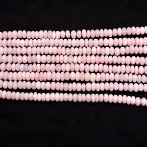 Cuentas redondas lisas de ópalo rosa natural de 8 mm, cuentas de ópalo rosa sueltas para la fabricación de joyas, precio directo de fabricante. - Product Image 5