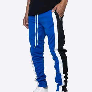 Pantalones Deportivos de Hombre con Cordón y Bolsillos en Contraste, Pantalones Ajustados, Pantalones Casuales Holgados para Hombre, Primavera-Otoño - Product Image 1