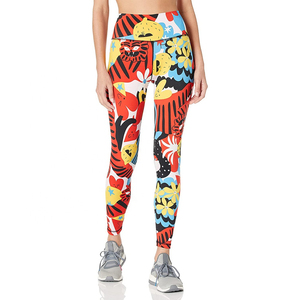 Casual Wear Women Sublimation Fitness <b>Leggings</b> Top Trend Anti Wrinkle Hot Selling Premium Quality Sublimation Fitness <b>Leggings</b> - Product Image 1